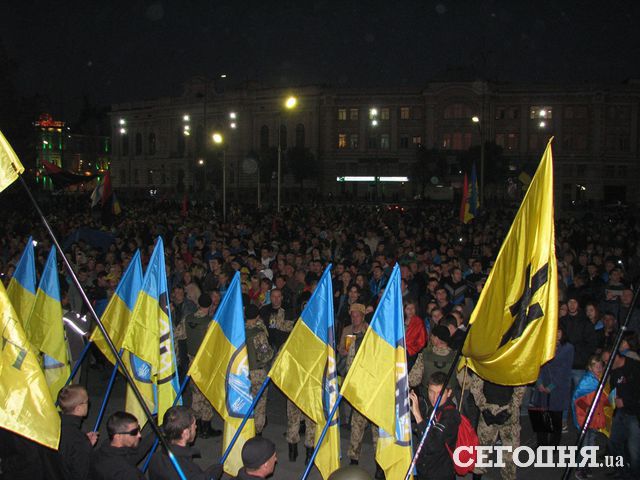 В Харькове прошел "Марш Героев", фото Максим Иванов/Сегодня.ua