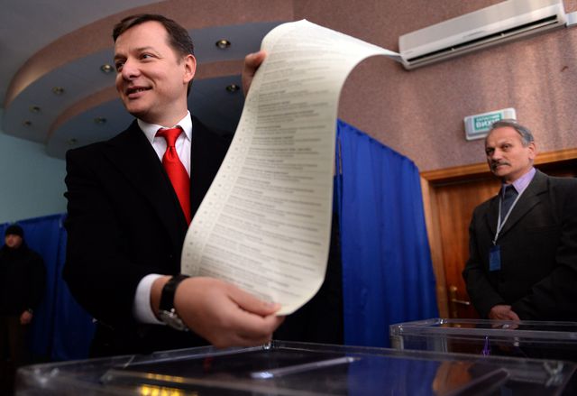 Олег Ляшко, лідер "Радикальної партії". Фото: AFP