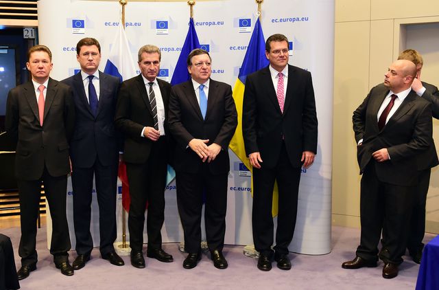 <p>Україна, Росія і Єврокомісія підписали пакет газових угод, фото AFP</p>