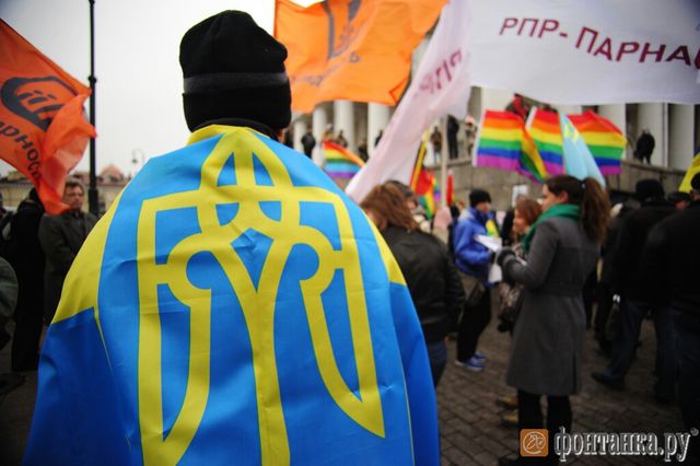 <p>У Петербурзі пройшов "Марш проти ненависті"</p>