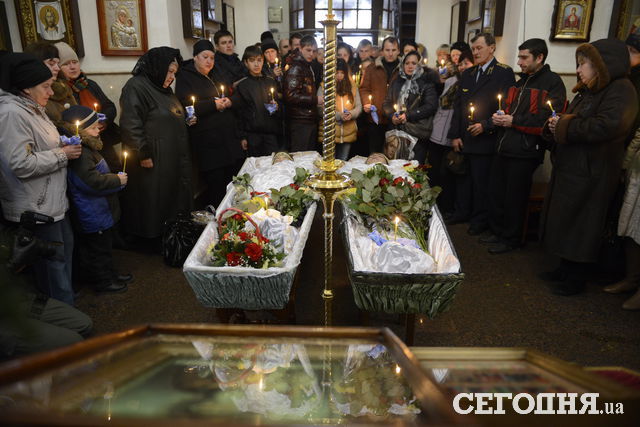 <p>У Донецьку поховали загиблих дітей. Фото: А.Уманец</p>