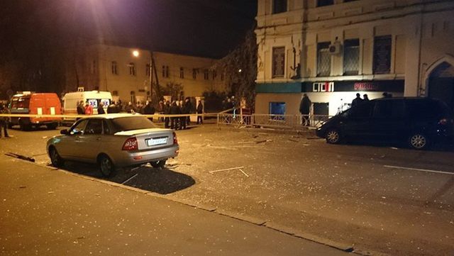 В центре Харькова в баре прогремел взрыв, есть пострадавшие. Фото Слава Мавричев/facebook.com