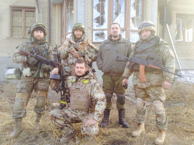 <p>Ларсон воює на Донбасі. Фото: "Фейсбук" С.Ларькіна</p>