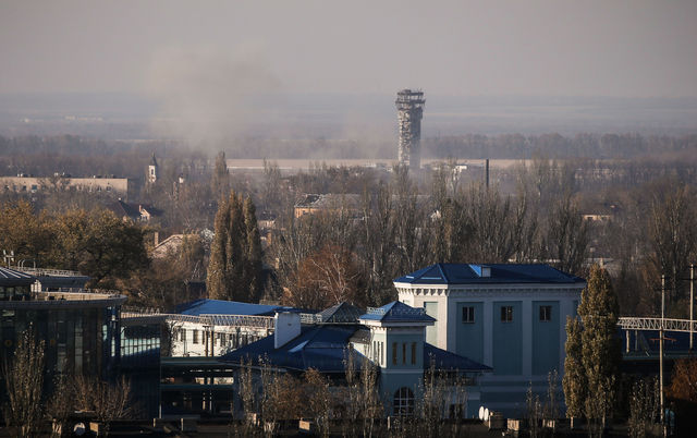 Зруйнований аеропорт ім. Прокоф'єва. Фото: Ітар-Тасс