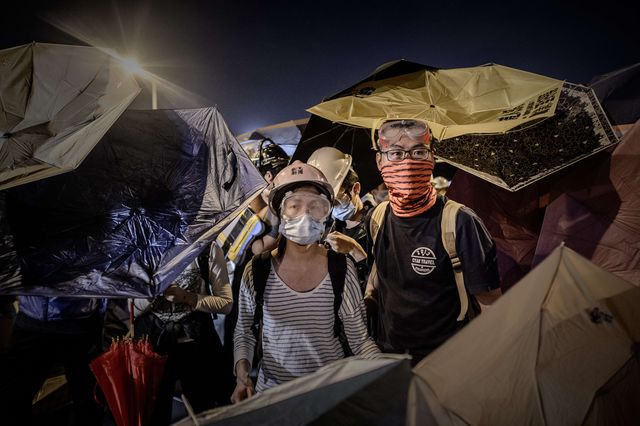 <p>Гонконг знову протестує, фото AFP</p>
