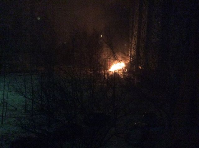 <p>У Донецьку бойовики обстріляли великий житловий масив, фото Twitter</p>