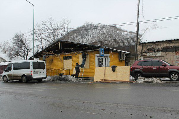 <p>У Донецьку – масові руйнування. Фото: соцмережі</p>