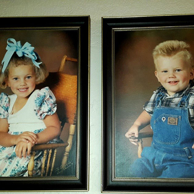 Ролин (слева) и ее младший брат (справа). Фото: Instagram