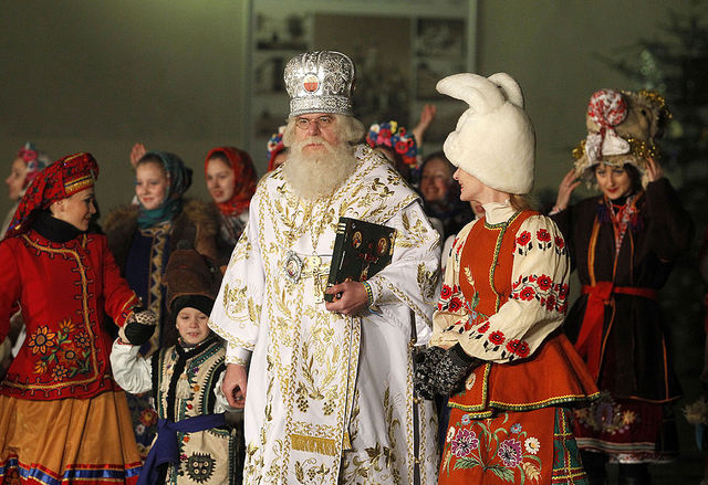 Участие в мероприятии приняли Святой Николай, мэр Киева Виталий Кличко, почетные гости, фото kievcity.gov.ua