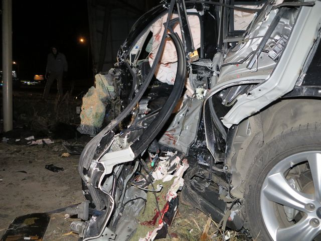 Водитель в тяжелом состоянии. Фото: пресс-служба УГАИ Киева