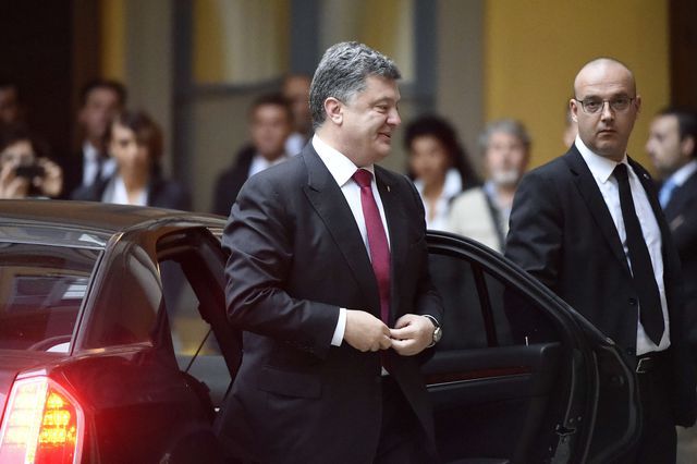 Петр Порошенко в Милане. Фото: AFP 