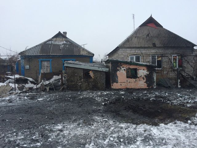 В Донецке – массовые разрушения. Фото: соцсети