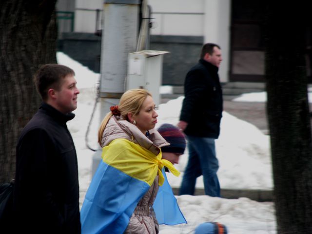 <p>У Дніпропетровську вшанували пам'ять загиблих на Донбасі. Фото: Андрій Нікітін</p>