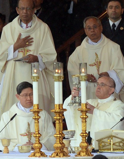 Мессу Папы Римского на Филиппинах посетили рекордные 6 миллионов человек, фото AFP