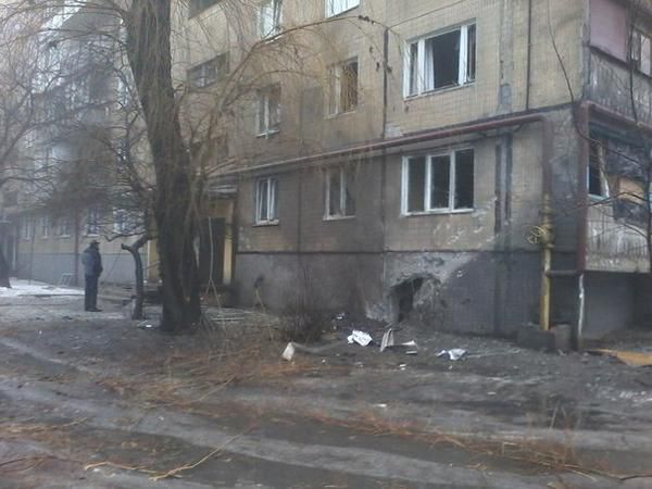 Улица Политбоцов в Киевском районе Донецка. Фото: соцсети