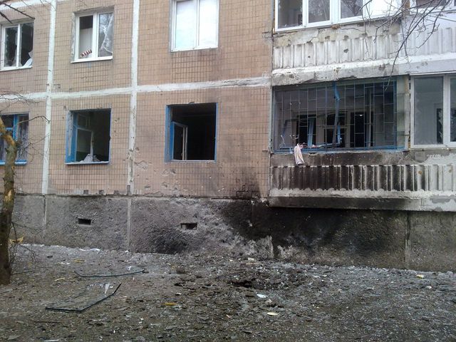 <p>У Донецьку не вщухають залпи. Фото: соцмережі</p>