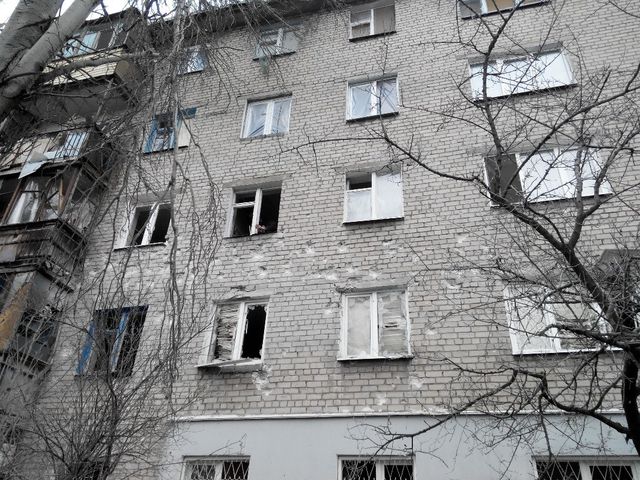 Донецк превращается в руины. Фото: соцсети