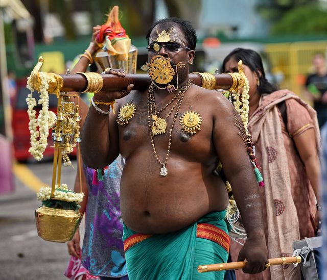 Главный индуистский фестиваль Вел празднуется на Шри-Ланке, в Коломбо вот уже 160 лет. Он отражает уникальную историю религии и культурное наследие острова и посвящен богу войны Сканде. Фото: AFP