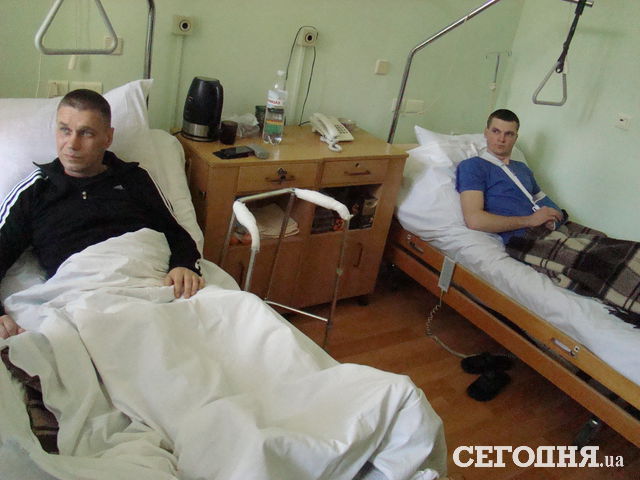 Лечение бойцов в "Феофании". Фото: Елена Расенко