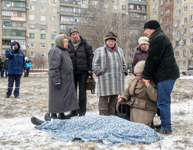 <p>Краматорськ після обстрілу. Фото: AFP</p>