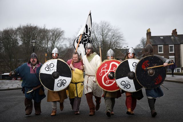 У колишній столиці королівства вікінгів – британському місті Йорк, щорічно проходить традиційний фестиваль, присвячений часам Вікінгів.Фото: AFP