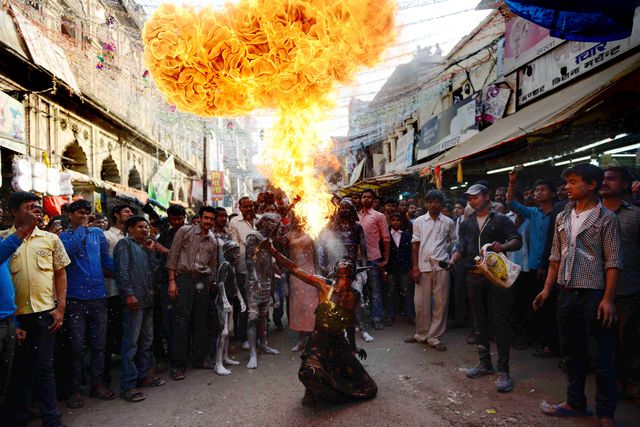 В индийском городе Аллахабад проходит Фестиваль индуизма. Фото: AFP