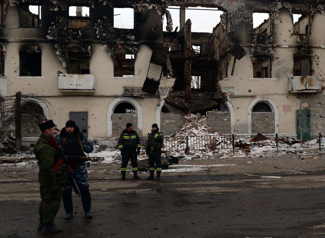 <p>Дебальцеве і Вуглегірськ захопили бойовики. Фото: AFP</p>