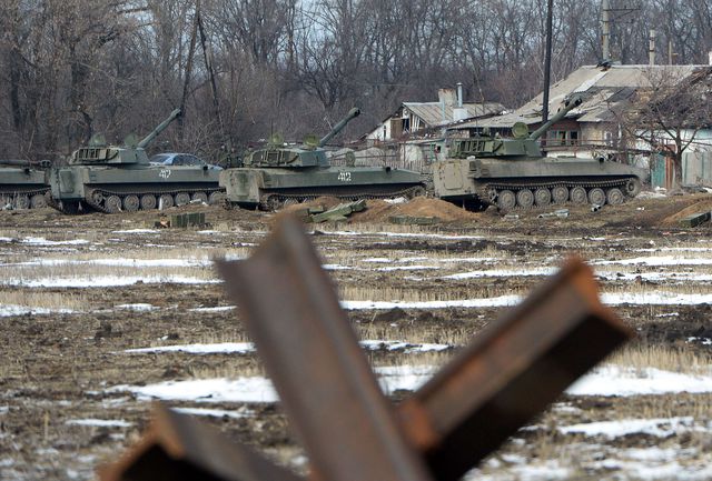 Дебальцево и Углегорск захватили боевики. Фото: AFP