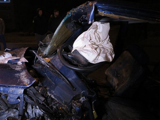 В Киеве столкнулись четыре иномарки