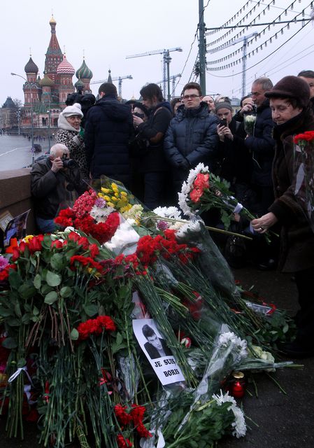 Бориса Немцова застрелили в центре Москвы. Фото: AFP