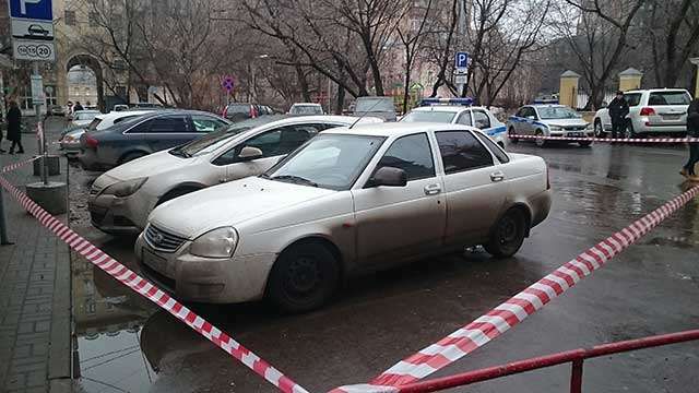 <p>Автомобіль злочинців знайшли. Фото: РенТВ</p>