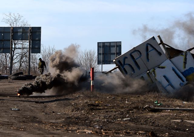 Дебальцево. Фото: AFP