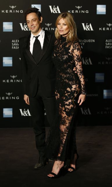 Кейт Мосс з чоловіком. AFP