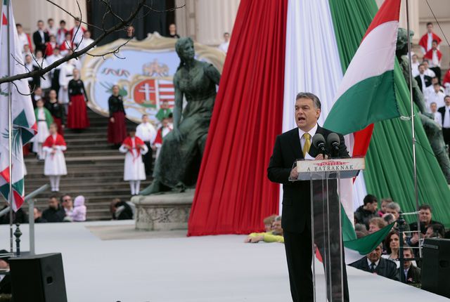 <p><span>Угорці освистали прем'єра Орбана, фото AFP</span>, фото AFP</p>