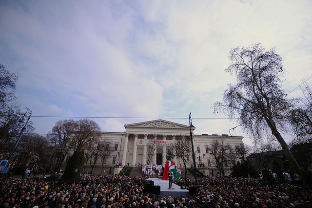 <p><span>Угорці освистали прем'єра Орбана, фото AFP</span>, фото AFP</p>