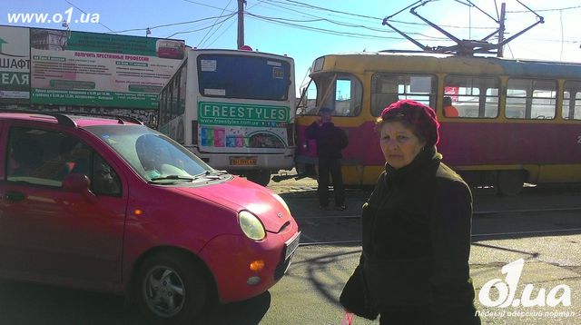В Одессе неудачный для трамваев день. Фото: o1.ua