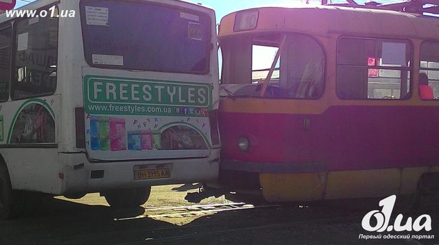 <p>В Одесі невдалий для трамваїв день. Фото: o1.ua</p>