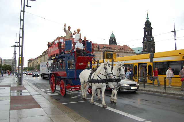 Бричка в Дрездене. Фото: Т. Самотый
