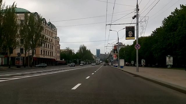 Первомая в Донецке прошло тихо. Фото: соцсети