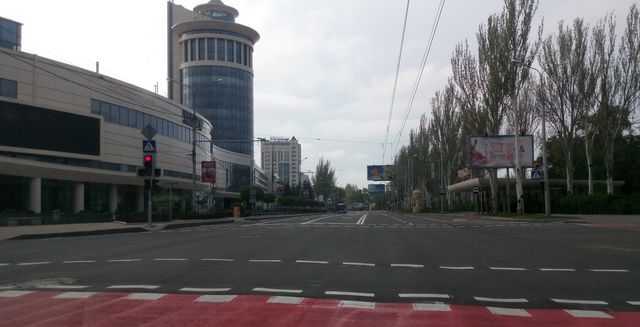 Первомая в Донецке прошло тихо. Фото: соцсети