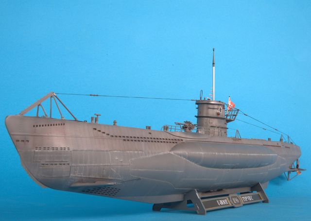 Подводная лодка. На создание вдохновил немецкий фильм о боевом судне времен Второй мировой. Фото из архива В. Заборовского