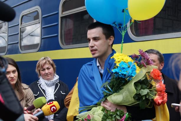 <p>Активіст Євромайдану Яценко повернувся до Львова. Фото: loda.gov.ua</p>