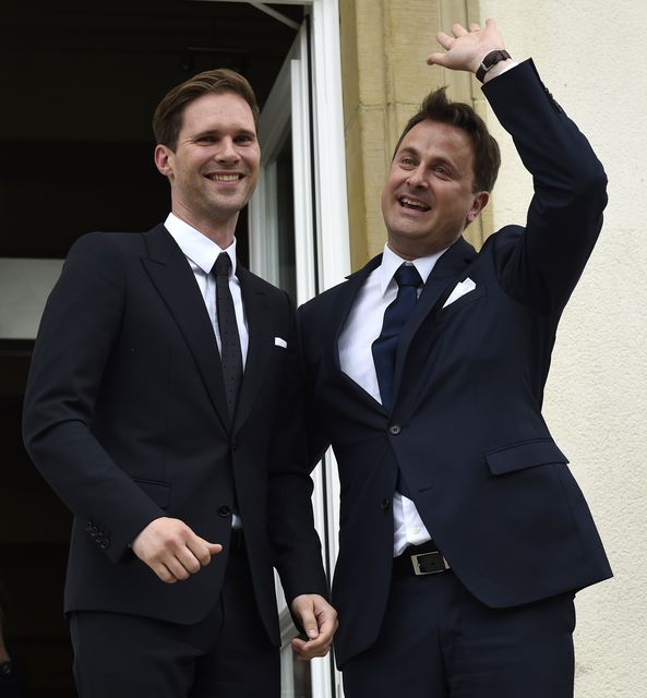 <p>Прем'єр Люксембургу уклав шлюб зі своїм партнером, фото AFP</p>