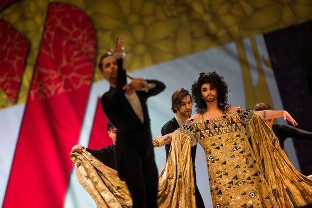 В Вене торжественно открылся конкурс Евровидение-2015, фото AFP