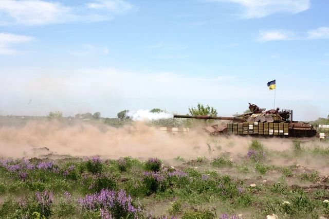 Танковые учения в Днепропетровской области. Фото: mil.gov.ua