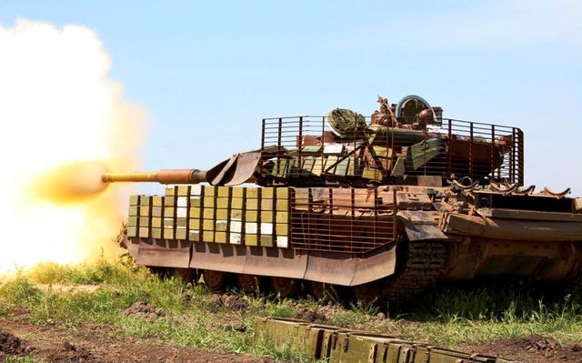 Танковые учения в Днепропетровской области. Фото: mil.gov.ua