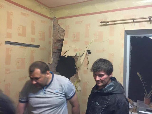 В Донецке не стихают залпы и взрывы, фото из соцсетей