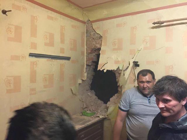 В Донецке не стихают залпы и взрывы, фото из соцсетей
