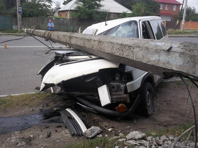Водитель оказался пьян. Фото: dai-kharkov.gov.ua