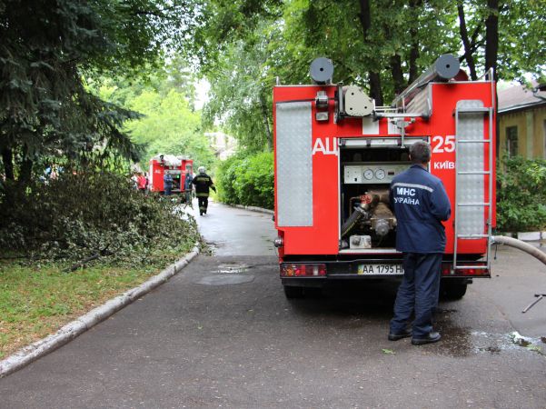 <p>Пожежа в лікарні. Фото: kyiv.mns.gov.ua</p>